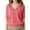 Pink, variant on FAIWAD Women Half Sleeve Sweaters Loose Lightweight V-Neck Soft Work Office Knitted Pullovers Business Casual Blouses