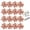 Rose Gold, variant on 16 Pcs Christmas Poinsettia Artificial Flowers Decorations, 5.5" Christmas Tree Wreaths Garland Decor with Clips and Stems, Glitter Flowers Picks Decor for Xmas New Year Wedding Party Ornaments