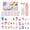 Raibow Candy, variant on ALIVER 144 Pieces 6 Pack Kids Press on Nails, Artificial Fake Nails for Kids Girls, Pre Glue Full Cover Short Acrylic False Nail Tips Art Kits Gifts for Kids Girls Nail Art Decoration (Rainbow Candy)