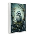 thumbnail image 4 of Stupell Industries Calm Mystic Owl Landscape Painting White Framed Art Print Wall Art, 20 x 30, 4 of 10