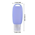 thumbnail image 2 of Portable Hangable Silicone Bottle with Travel Strap Leak Proof Design for Toiletries Cosmetics and Shampoo Storage, 2 of 3