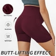 thumbnail image 4 of Bixock Women's Maternity Leggings Casual High Waisted Over The Belly Workout Yoga Activewear Pregnant Short Pants, 4 of 5