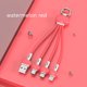 thumbnail image 4 of Llavero de carga multi del silicón del cable 3 en 1 cable de la carga compatible para USB micro/tipo C, 4 of 5