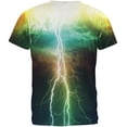 thumbnail image 2 of Colorful Lightning All Over Adult T-Shirt - X-Large, 2 of 2