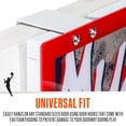 thumbnail image 5 of Franklin Sports WNBA Washington Mystics Over the Door Basketball Hoop - Kids Indoor Basketball Hoop with Mini Ball - WNBA Fan Shop Mini Hoop for Bedroom + Office, 5 of 16