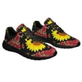 thumbnail image 6 of Be A Sunflower Roses Heart Shoes Sneakers for Women Men Black Size 5, 6 of 7