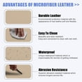 thumbnail image 4 of Unique Bargains Car Center Console Armrest Seat Box Cover Protector for Toyota Highlander 2009-2014 Faux Leather Beige, 4 of 9