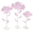 thumbnail image 3 of Elodie 3 Piece Giant Flower Backdrop, Spring Wedding Arrangements, Creative DIY Wedding Pink, 3 of 8