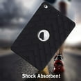 thumbnail image 3 of iPad Mini 5 Case, Rugged Shockproof Hard Plastic+Anti-Slip Soft Silicone Rubber Bumper Hybrid Protective Case Cover for 7.9" iPad Models A2133, A2124, A2126, A1538, A1550 - Black, 3 of 7
