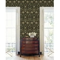thumbnail image 2 of Nextwall Brown & Sage Honeysuckle Trail Peel And Stick Wallpaper - 20.9 in. W x 18 ft. L Roll, 2 of 10