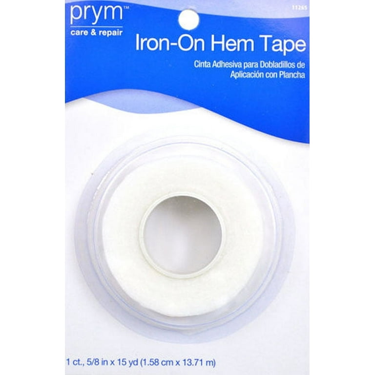 Hemline Iron-On Repair Mending Tape – Navy Blue, 38mm Wide, Cotton (Sold By The Metre)