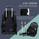 thumbnail image 3 of Mochila Rodante Para Niños Mochila Para Niños Mochila Con Ruedas Mochila Con Bolsas De Libros Con Bolsa De Lápiz De Almuerzo, 3 of 7