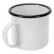thumbnail image 5 of Taza de esmalte de 8 cm y 350 ml, ecológica, para agua espesa, ideal para café, vino y agua, color blanco., 5 of 14