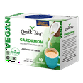 thumbnail image 2 of QuikTea Vegan Cardamom Chai Tea Latte – 10 Count, Bold Cardamom Flavor, Naturally Caffeine-Light, no preservatives – Just Add Hot Water, 2 of 5