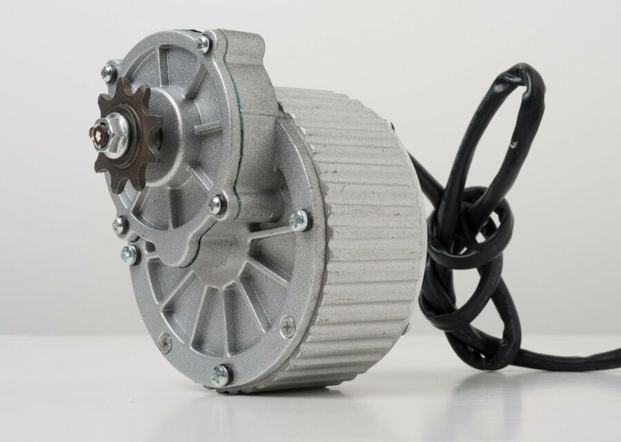 250 W 24 V electric brush motor f bicycle ebike gear reduction #410 1/2" gear 
