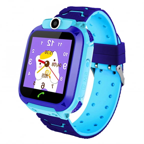 GJX Smart Watch for Kids,One-On-One Chat Kids Smart Watch,Family Group Chat Watches for Kids,Blue
