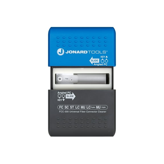 Jonard Tools FCC-300 Universal Fiber Connector Cleaner for FC, SC, ST, LC, MU Connectors CA2