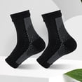 thumbnail image 1 of 1Pairs Orthopedic Compression Socks Plantar Fasciitis Relief Socks for Men Women, 1 of 8