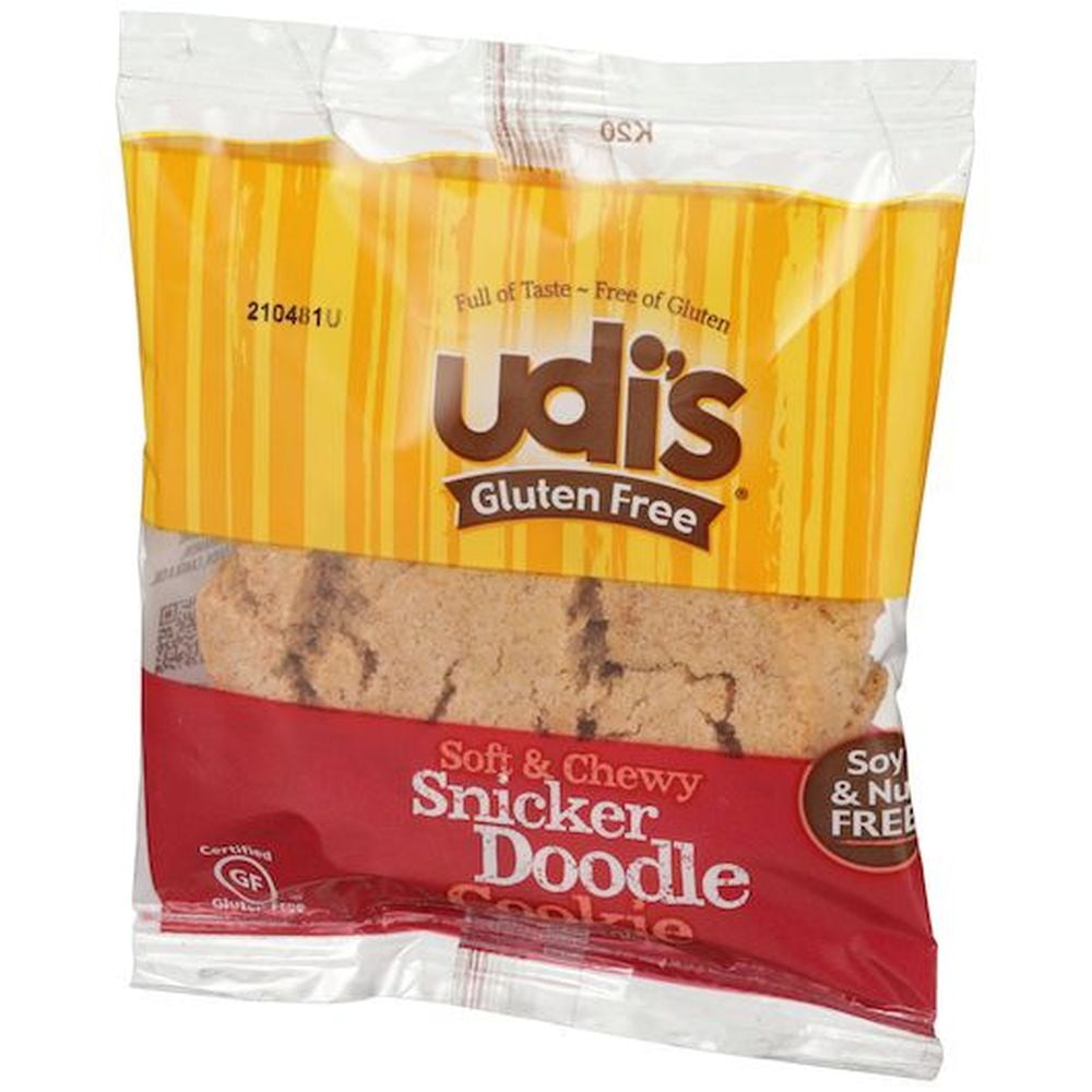 (36 Pack) Udi's Snickerdoodle Cookie Gluten-Free & Individually Wrapped, 1.8 oz. Each