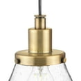 thumbnail image 6 of Hinton Collection One-Light Brushed Nickel Modern Farmhouse Pendant, 6 of 10