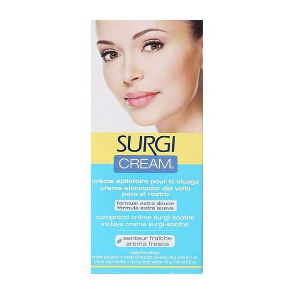 Surgi-cream Hair Remover Extra Gentle Formula For Face, 1 Oz