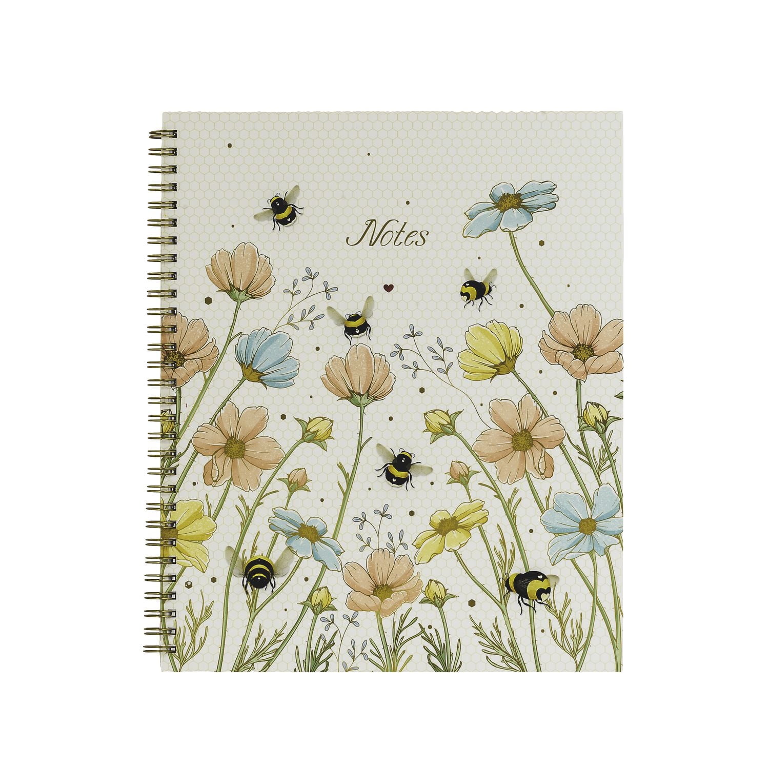 Hilroy® Honeybee Flowers Notebook