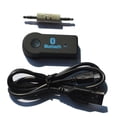 thumbnail image 2 of Riwesomey Adaptador transmisor receptor 2 en 1 inalámbrico compatible con Bluetooth 5,0, conector de 3,5mm para música de coche, Audio A2dp, Combinaciones de reproductor de DVD/TV para coche, 2 of 5