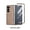Titaniumgold, variant on ELEHOLD Case for Samsung Galaxy Z Fold 7, Slim & Durable Shockproof Rigid Plastic Phone Case Built-in Screen Protector,Skyblue