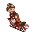 thumbnail image 2 of veasfak Christmas Statue Tabletop Crafts Decoration Gift Sculpture for Housewarming Desk Snowman, 2 of 9