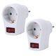 thumbnail image 2 of Adaptador De Enchufe Adaptador de enchufe estándar europeo 16A 250V 3680W Enchufes convertidores de potencia (2 piezas) Ndcxsfigh Libre de BPA, 2 of 9