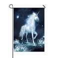 thumbnail image 1 of YUSDECOR Unicorn Running Through Crystal Field Yard Decor Home Garden Flag Size 12x18 Inches, 1 of 1