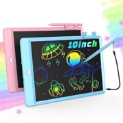 LCD Writing Tablet, 10 Inch Colorful Doodle Board Drawing Pad for Kids, Car Trip Educational Toys, Erasable Electronic Drawing Pads, Birthday Gift for Age 3 to 8 Year Old Boys Girls