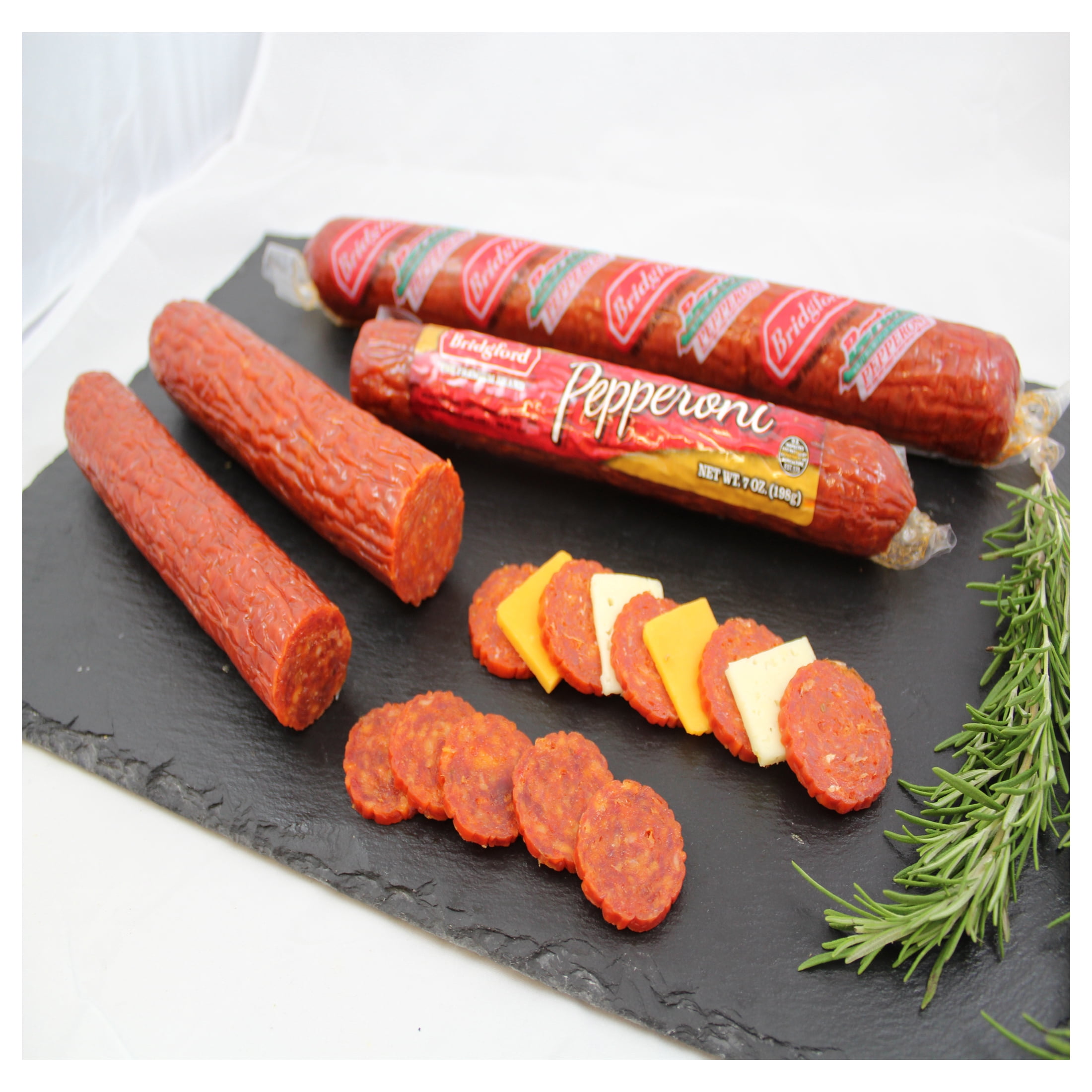 Bridgford Gluten-Free Original Pepperoni - 5oz Sliced, Resealable Bag, Fully Cooked