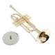 thumbnail image 5 of 1/6 Miniaturas de Casas de Muñecas Modelo de Trompeta de Metal Instrumento Musical Accesorio Sunnimix Dollhouse Miniatures Trumpet, 5 of 8
