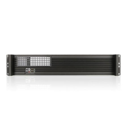 iStarUSA  2U Compact Rackmount microATX Chassis - Black