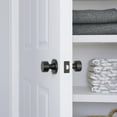 thumbnail image 7 of Miseno Mlk4080 Tuscora Shaker Passage Door Knob Set - Black, 7 of 7