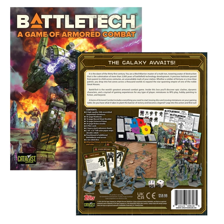 BattleTech Game of Armored Combat 40th Anniversary with