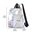 thumbnail image 3 of FORMRS Women's Travel Backpack Purse Anti-Theft Hidden Pockets Casual Shoulder Bag, Pastel Flower Pattern, 3 of 7