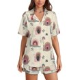 thumbnail image 1 of Sdmnsg-T Tropical Summer Surfboard Women Pajama Set Short Sleeve Comfy Pjs Sets 2 Piece Lounge Set, 1 of 8