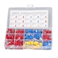 thumbnail image 1 of Wire Connectors, Brass Core Cold Pressed Terminal Easy To Use 280Pcs Corrosion Resistant  for Computer, 1 of 7