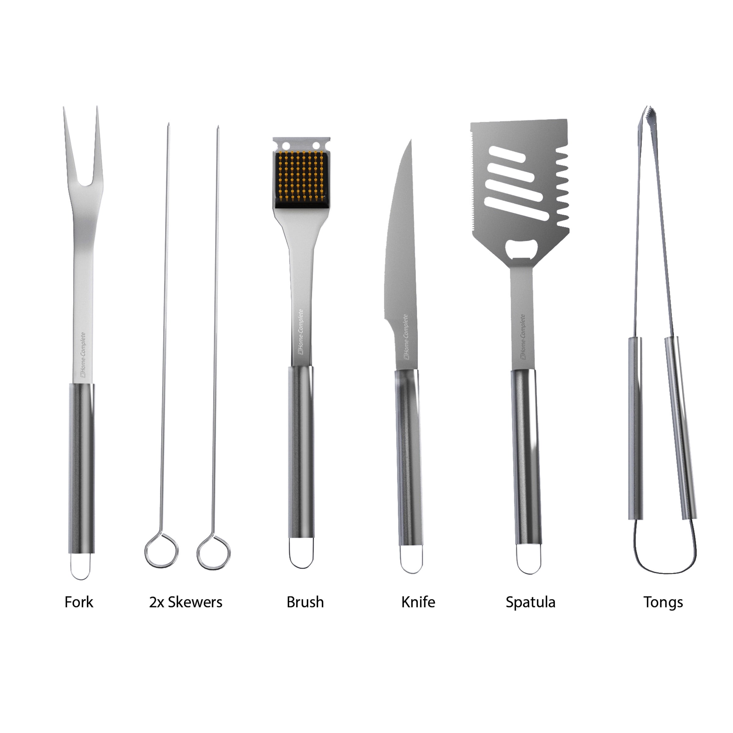 Barbecue Set, Grill Tools Set, Barbecue Grill Tool Set, Bbq Accessories For  Camping, Barbecue Skewers, Tongs, Oil Brush, Bbq Forks, Cleaning Brush,  Spatula, Knife, Meat Hammer, Storage Bag, Kitchen Supplices, Camping  Supplies 