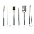 thumbnail image 3 of Home-Complete 7-Piece BBQ Grill Tool Kit - Stainless Steel BBQ Accessories Kitchen Set, 3 of 8