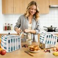 thumbnail image 5 of Toaster Cover 4 Slice, Dustproof Bakeware Oven Protector with Top Hook, Waterproof Small Kitchen Appliance Toasters Dust Cover, 12"x11"x8", 5 of 5