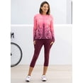 thumbnail image 4 of Terry Bike Pants Women Padded Wayfarer Cycling Capris Pants With Padding 20 Inch Long High Waisted Padded Bike Knicker, 4 of 11