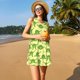 thumbnail image 3 of Balery Funny Frogs Vestidos de verano para mujer con estampado: vestido holgado sin mangas, vestido playero informal y cómodo para días calurosos., 3 of 7