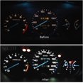 thumbnail image 5 of 10x White T4.7/T5 Neo Wedge 3030SMD Chip 12mm Base Led Car Instrument Cluster Dashboard Gauge Bulb HVAC AC Heater Climate Control Lamps Switch Indication Interior Light Replacement, 5 of 5