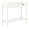 thumbnail image 3 of SAFAVIEH Filbert Solid 2 Drawer Console Table, Distressed White, 3 of 7