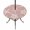 Pink, variant on Round Outdoor Tablecloth with Umbrella Hole and Zipper, Black Starfish Coastal Tablecloth with Elastic Waterproof, Nautical Summer Ocean Abstract Art Patio Table Covers for 55" - 60" Pool Tables