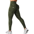 thumbnail image 6 of CoreFlex Leggings with Pockets for Women Charm Scrunch Workout Leggings V Cross Waist Butt Lifting Gym Yoga Pants, 6 of 10