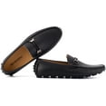 thumbnail image 3 of Mio Marino Men's Casually Suave Leather Penny Loafers, 3 of 6